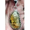 Pendant, Opal, Yellow, Clear A