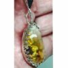 Pendant, Opal, Yellow, Clear A