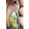 Pendant, Opal, Yellow, Clear A