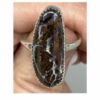 Blue Opal Ring in Brown