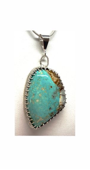 Pendant, Turquoise, Blue, Nevada C