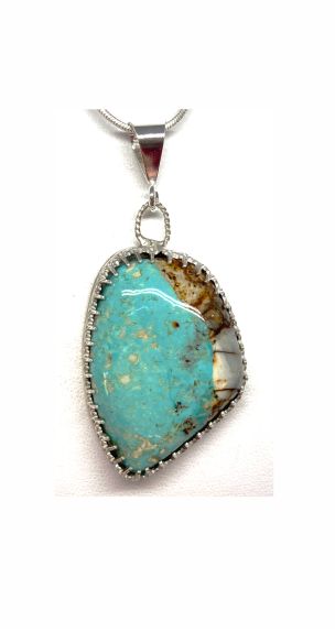 Blue Turquoise Pendant