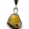 Clear Yellow Opal Pendant
