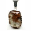 Clear Opal Pendant with original Brown material