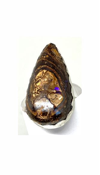 Ring Opal Brown Australia A Continental Designs MB Ring Opal Brown Australia A Continental Designs MB