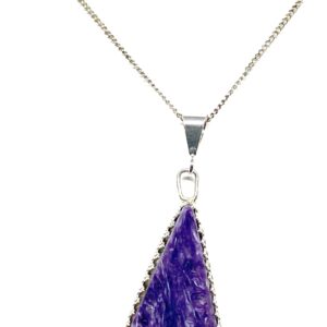 Purple Charoite Pendant