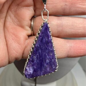 Purple Charoite Pendant
