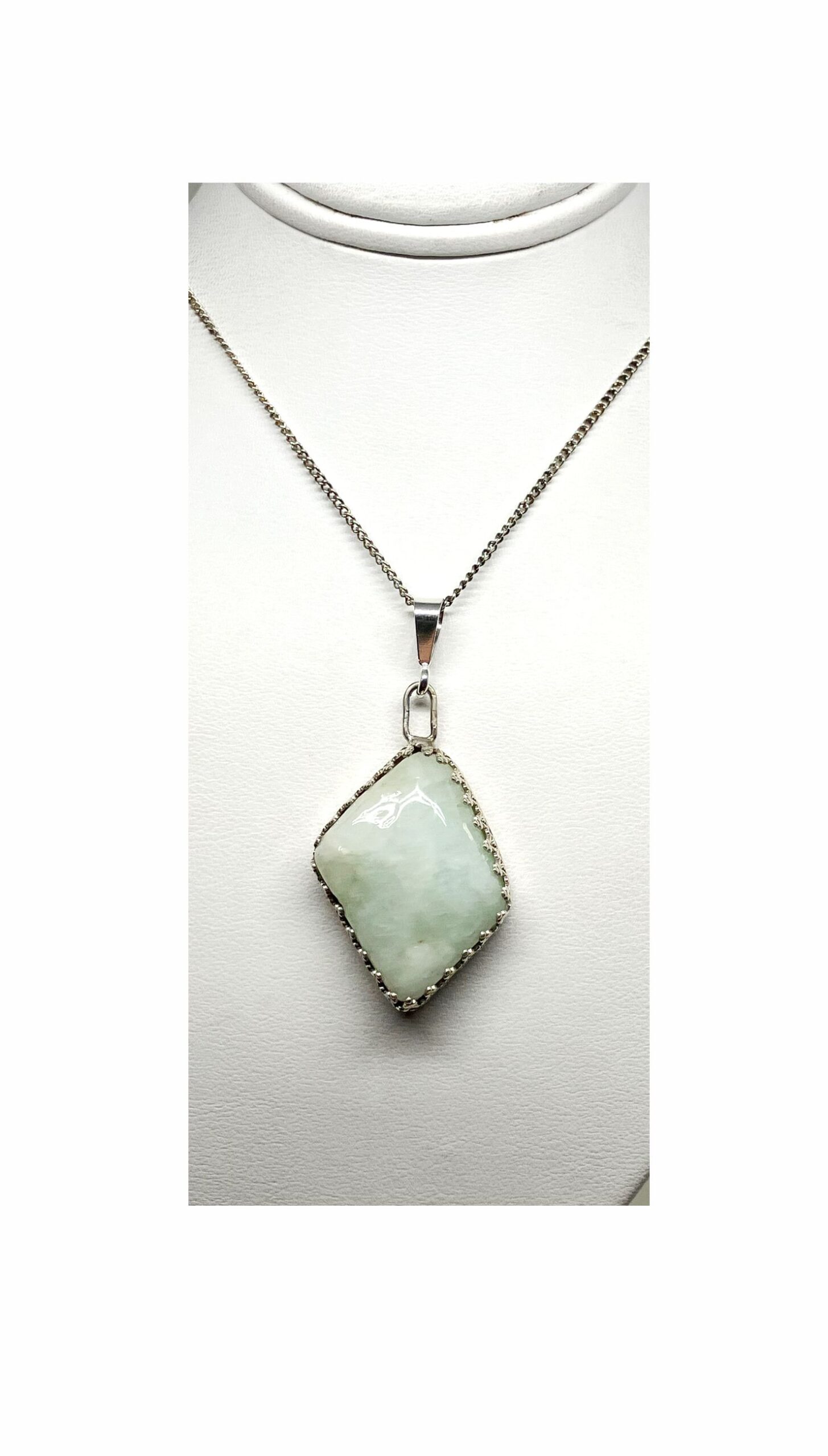 Pendant, Aquamarine, Blue B