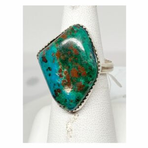 Blue Green Chrysocolla Ring
