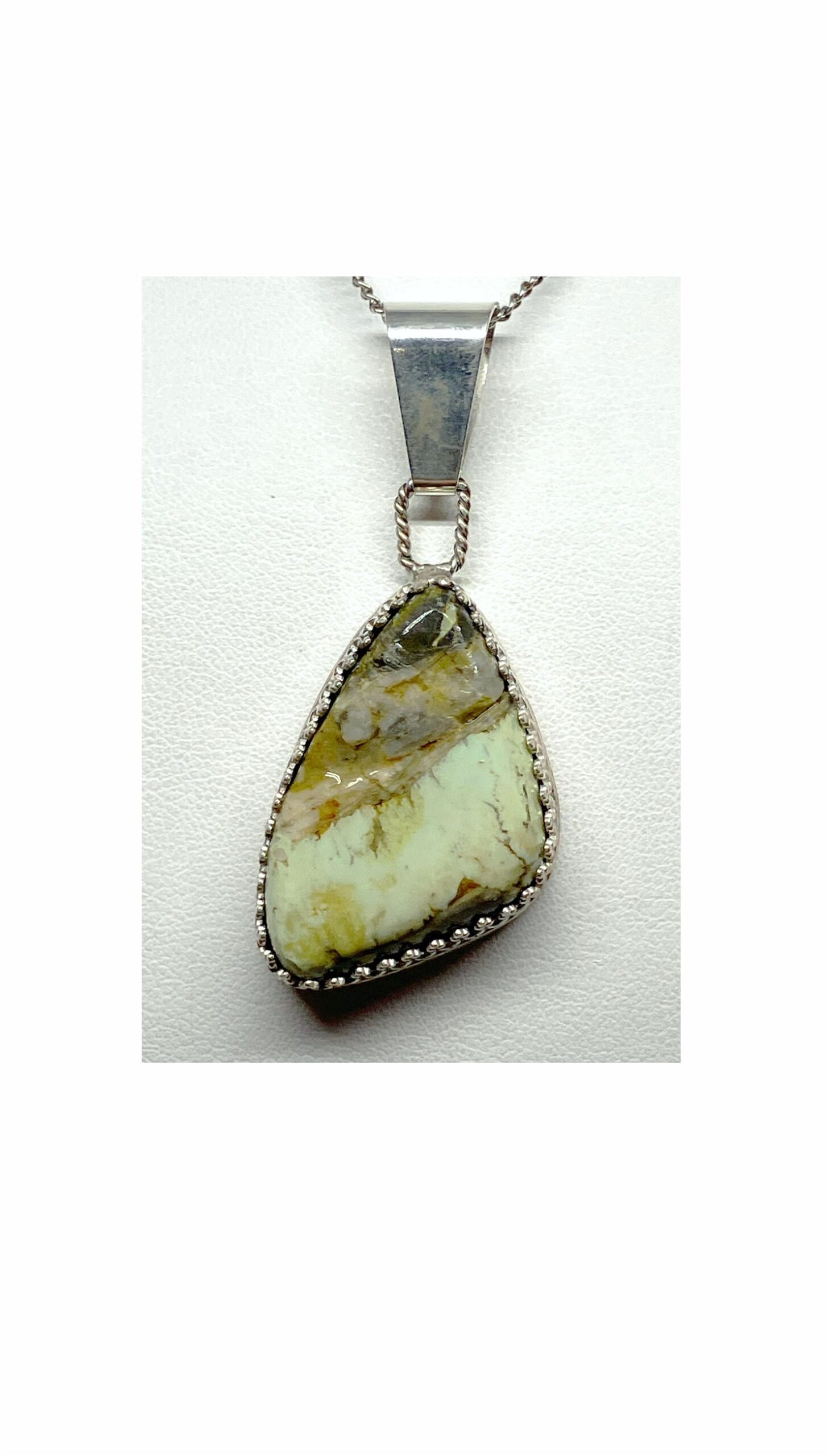Pendant, Green, Turquoise, Unique