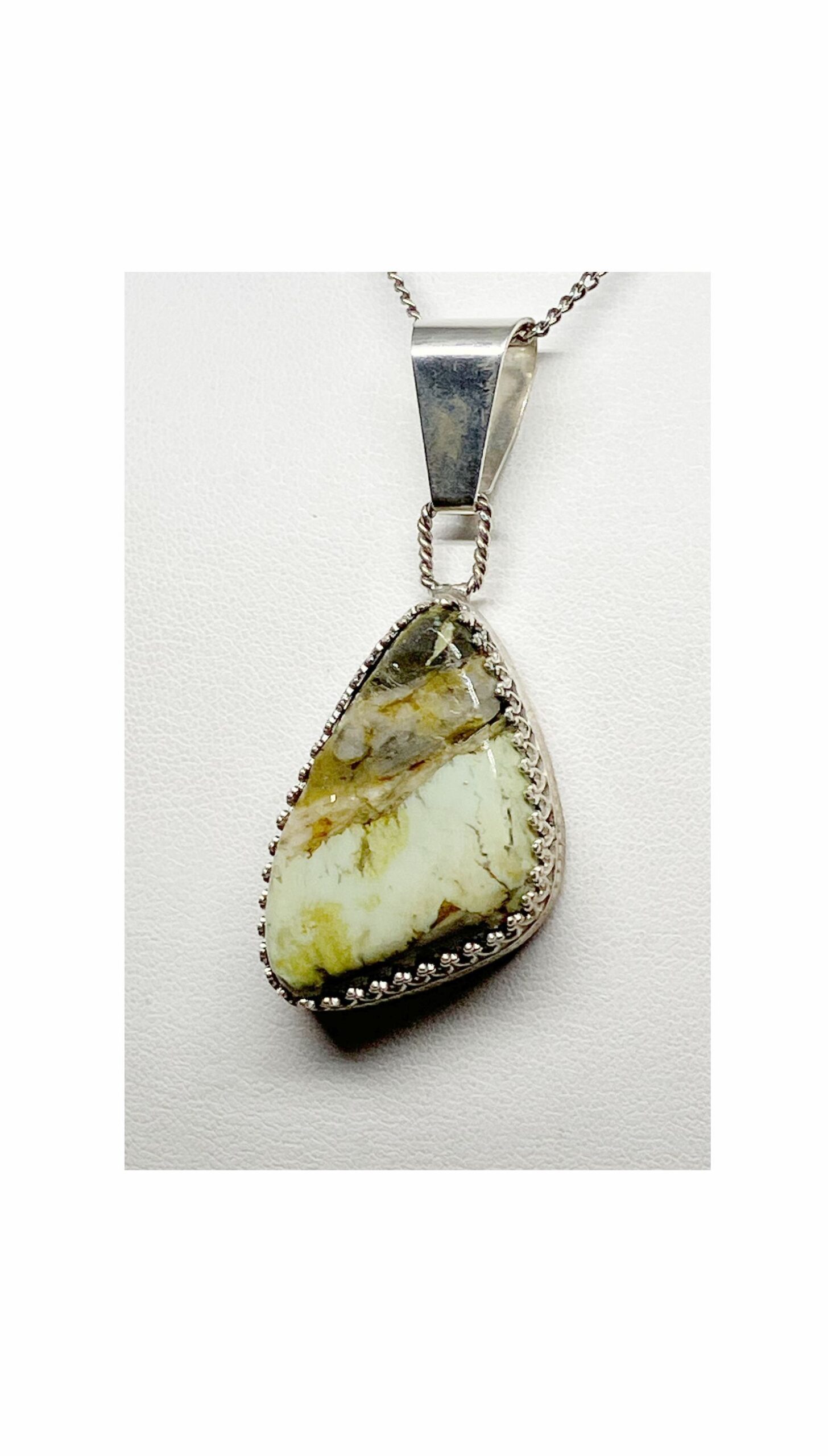 Pendant, Green, Turquoise, Unique