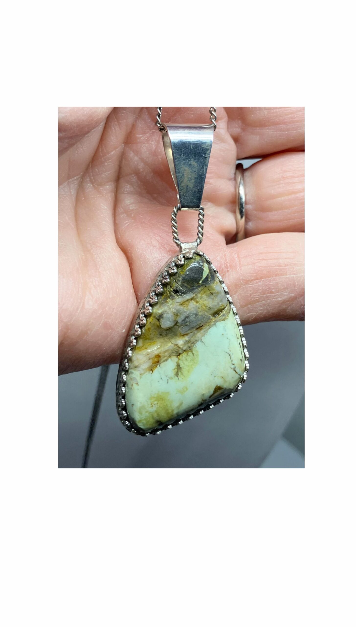 Green Turquoise Pendant