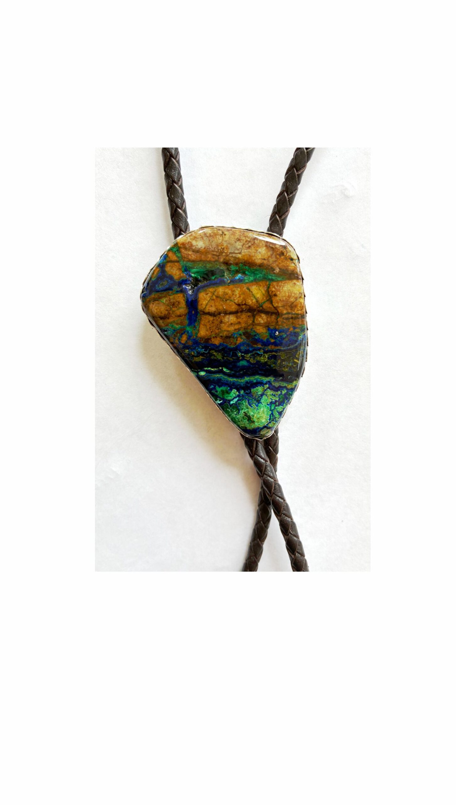 Bolo, Blue, Brown, Chrysocolla