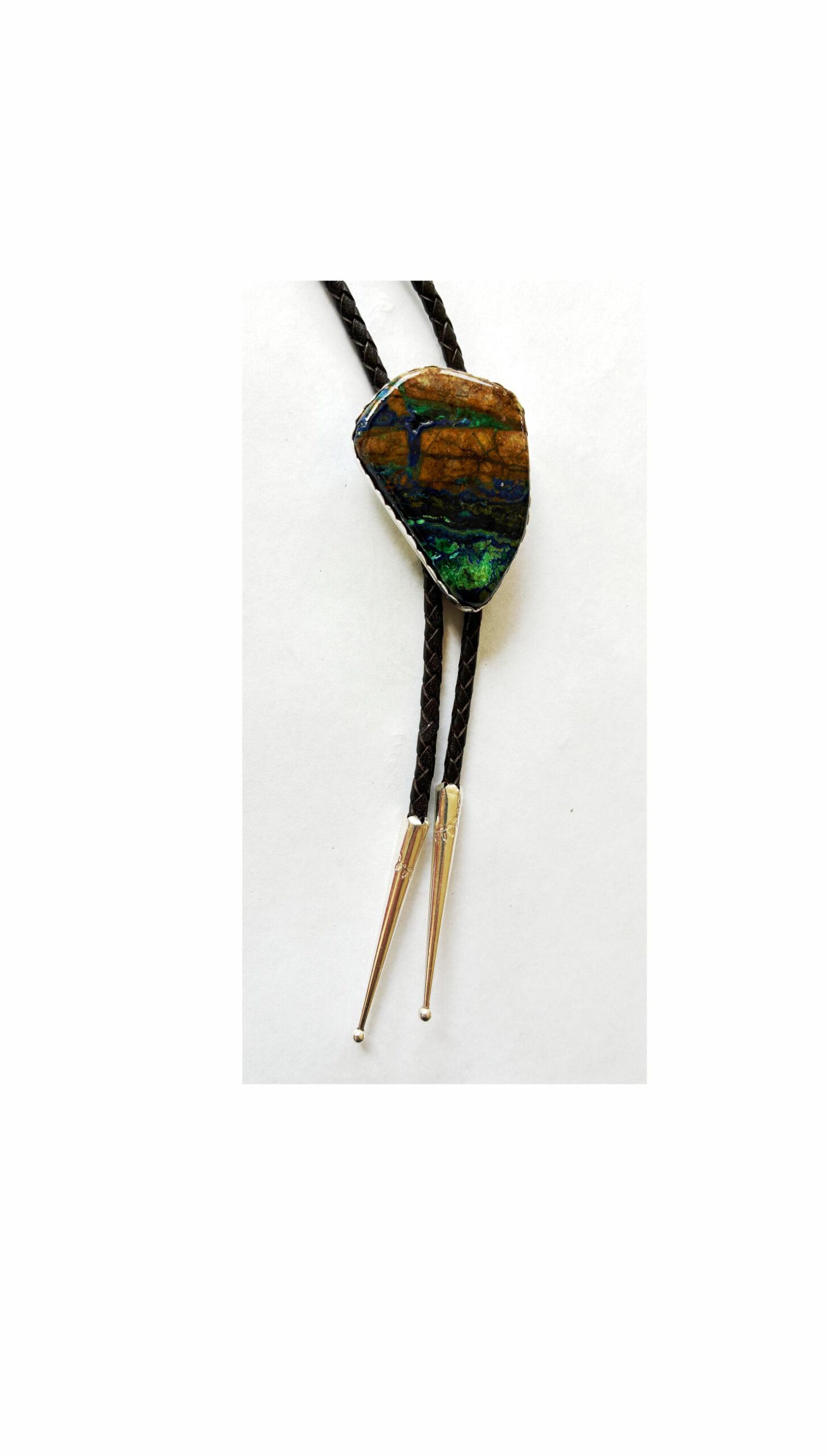 Blue Green Chrysocolla Bolo