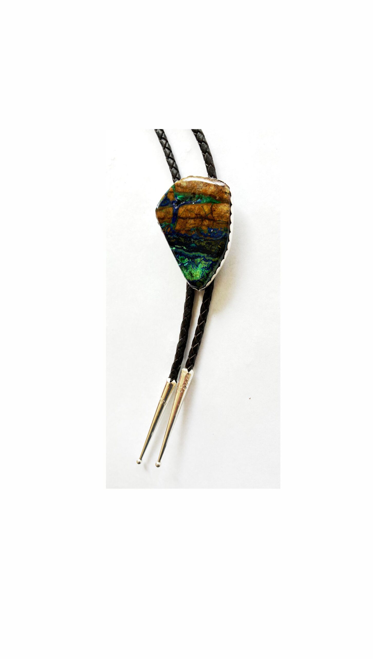 Bolo, Blue, Brown, Chrysocolla