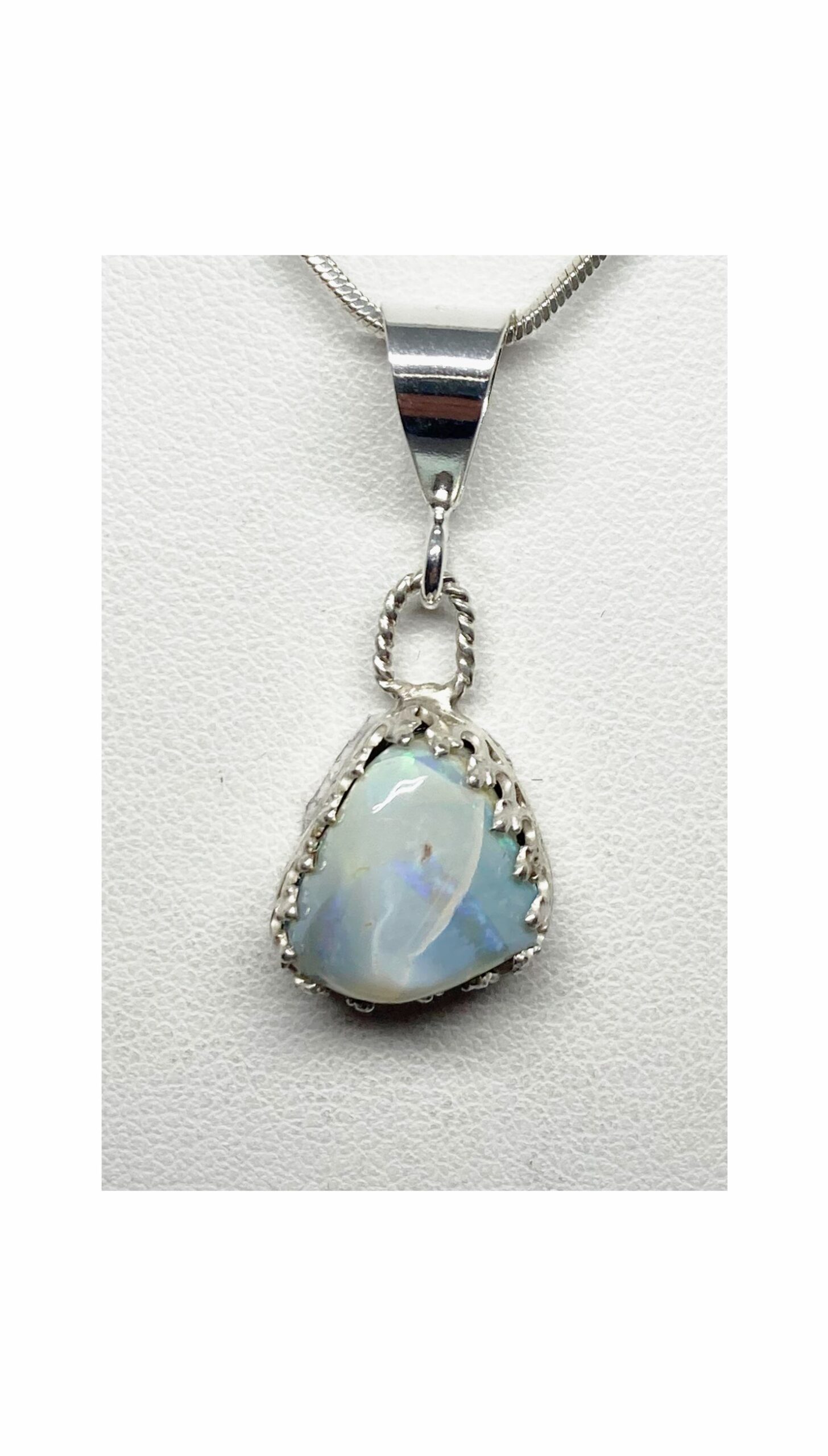 Pendant, Opal, Blue, Australia
