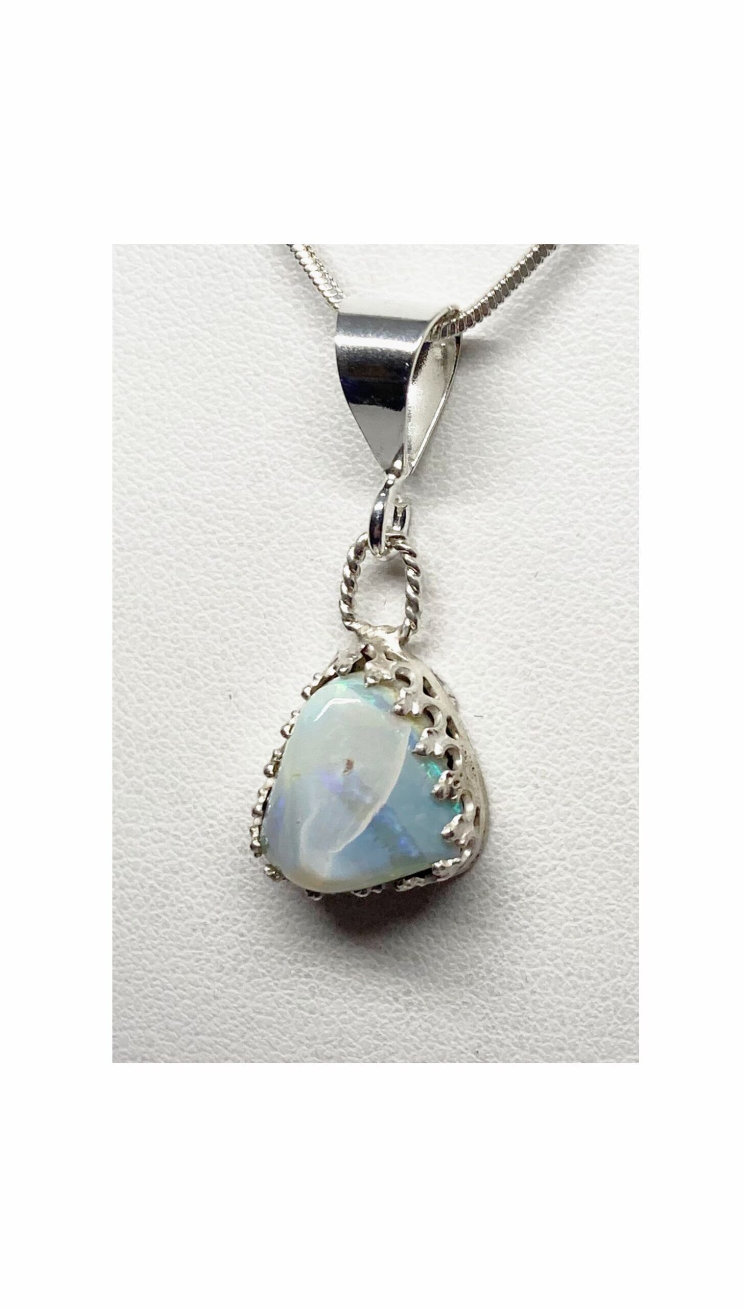 Pendant, Opal, Blue, Australia