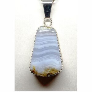 Blue Lace Agate Pendant