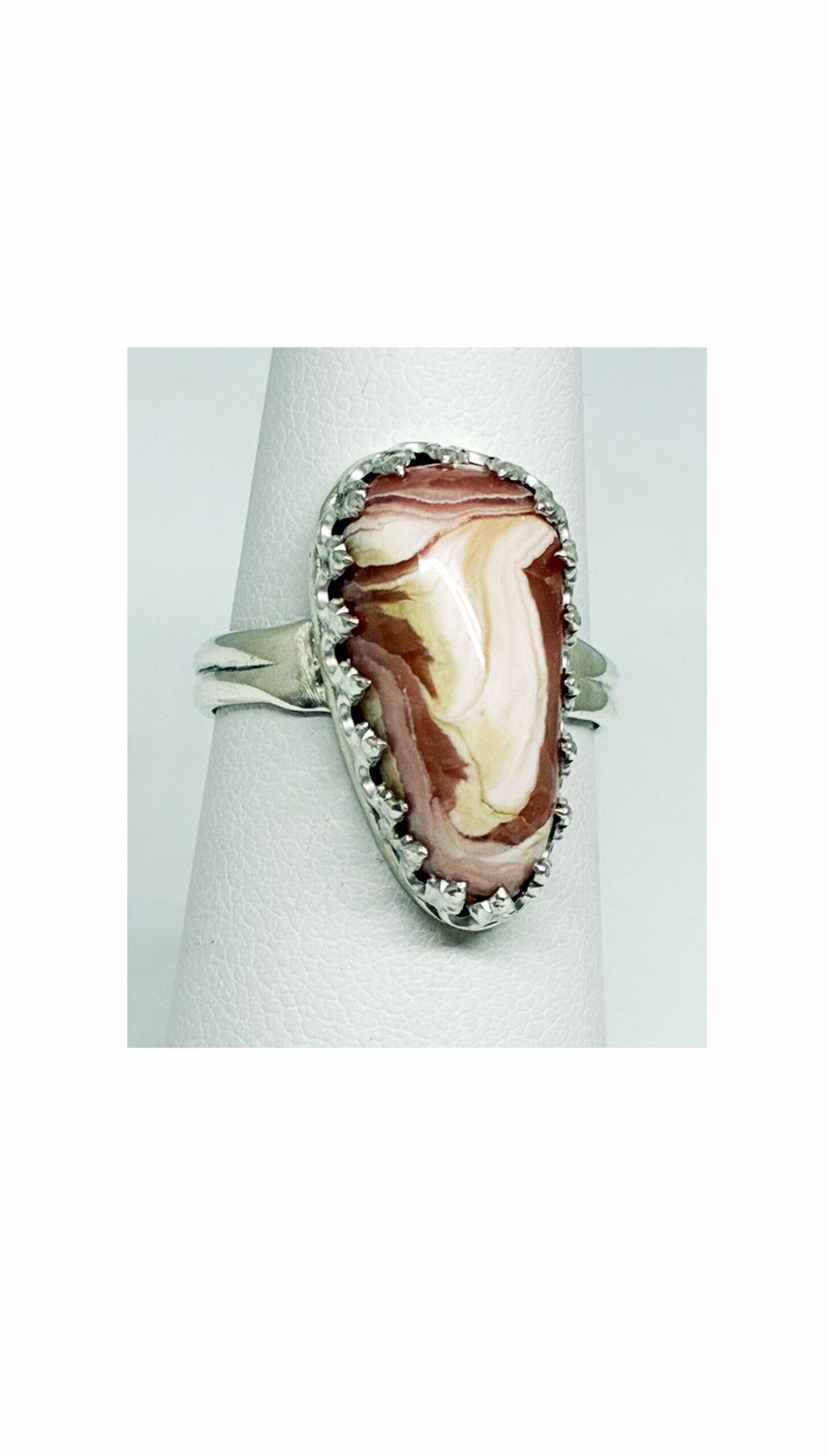 Ring, Pink, Rhodochrosite B