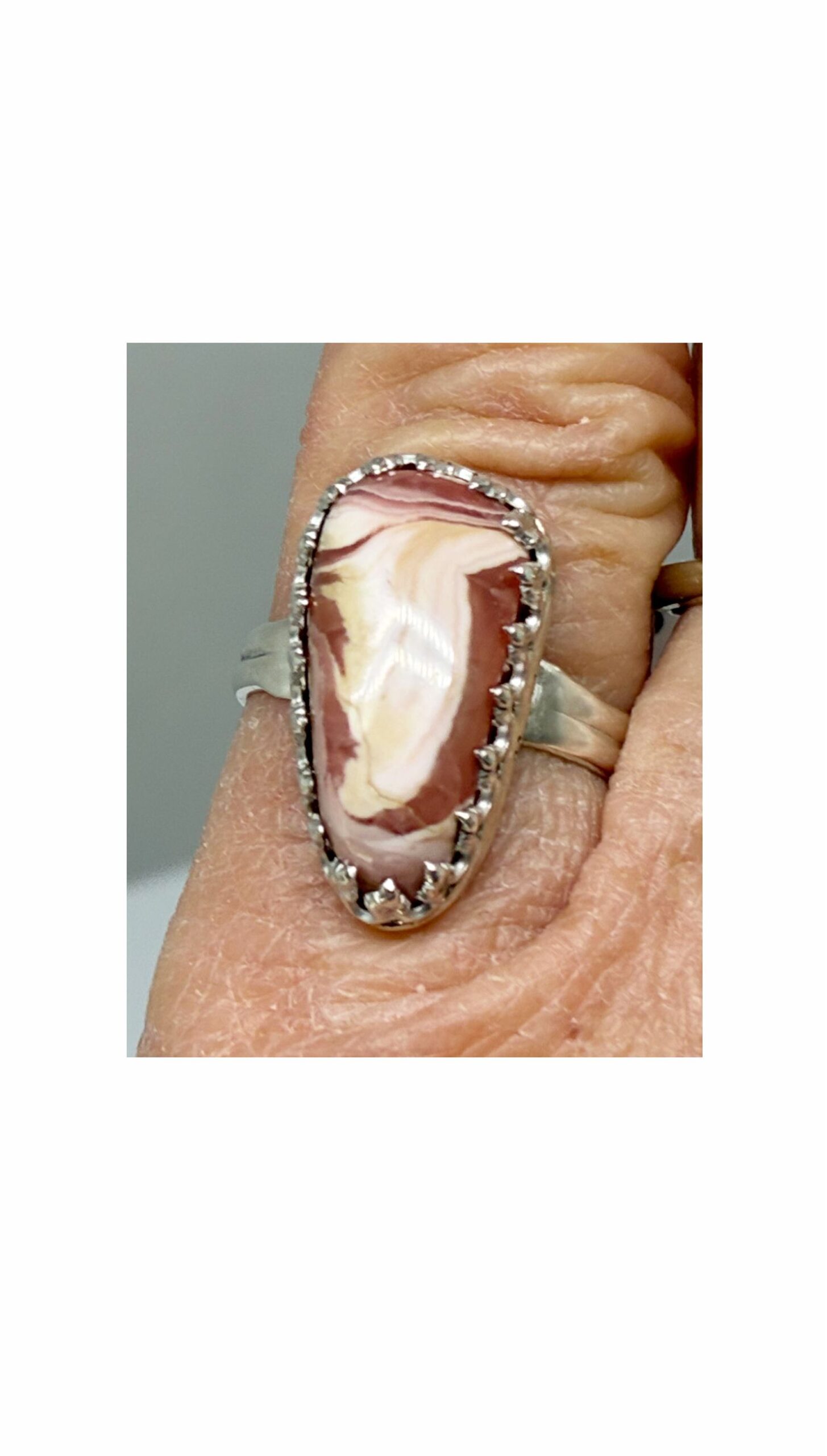 Ring, Pink, Rhodochrosite B