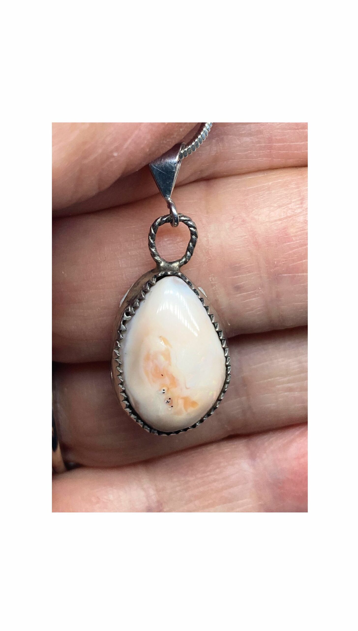 Pendant, Opal, Pink, Idaho