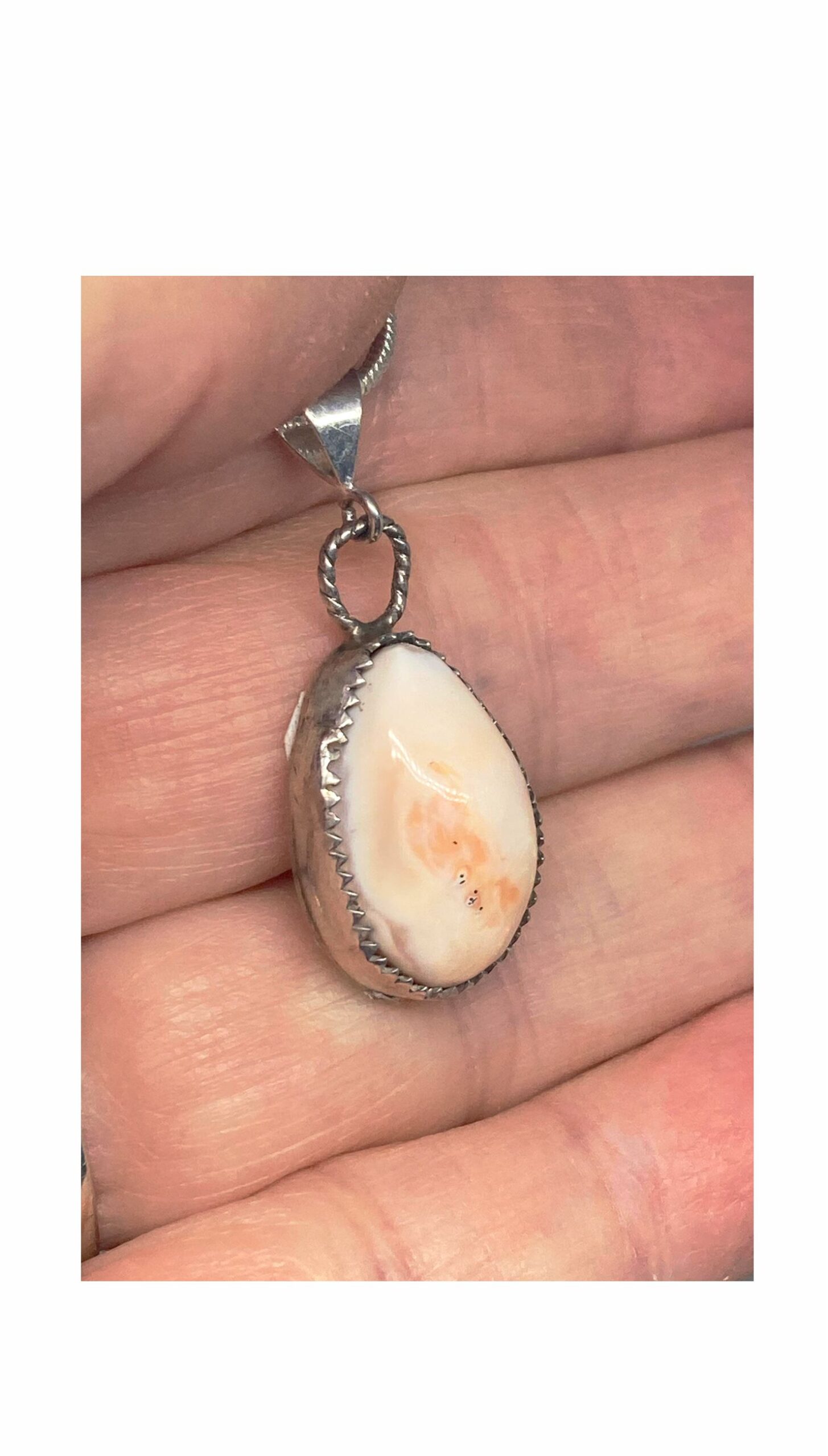 Pendant, Opal, Pink, Idaho