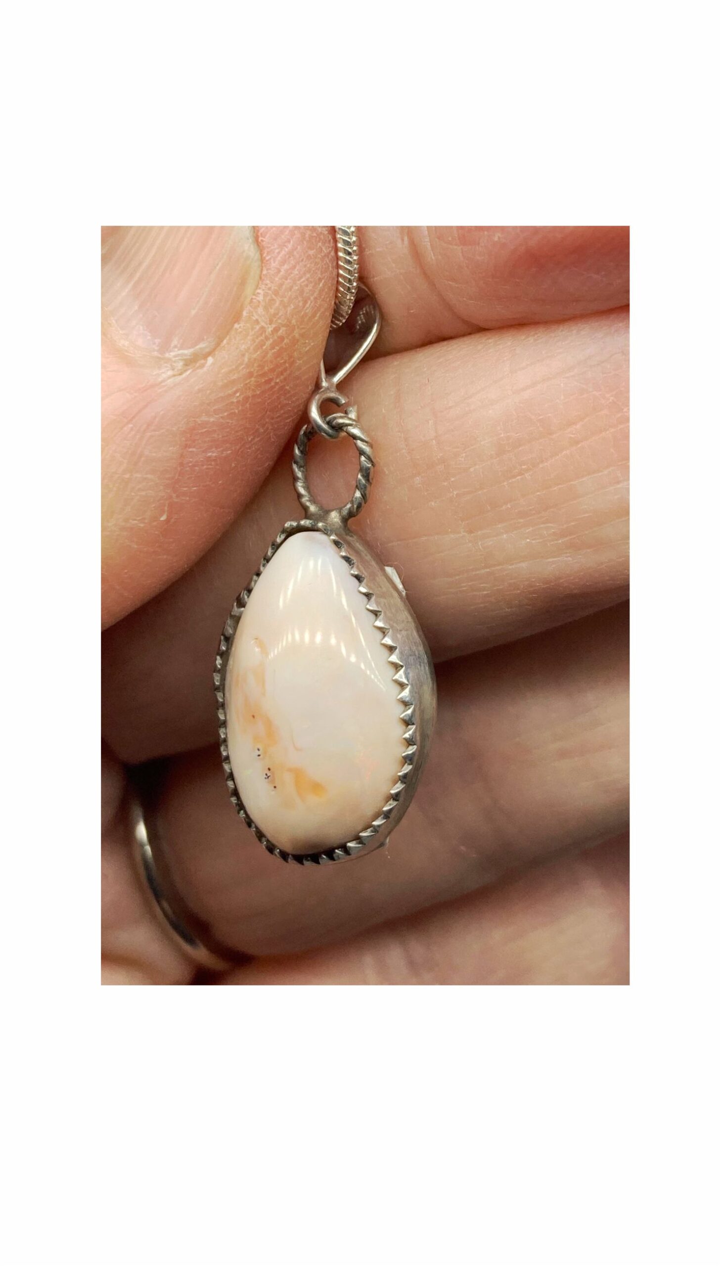 Pendant, Opal, Pink, Idaho
