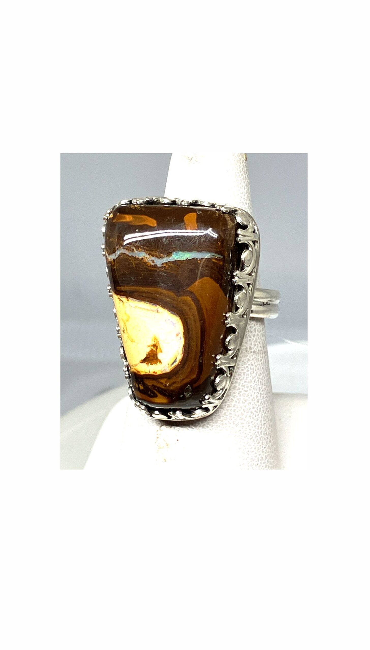 Ring, Opal, Blue, Jewelry, Unique