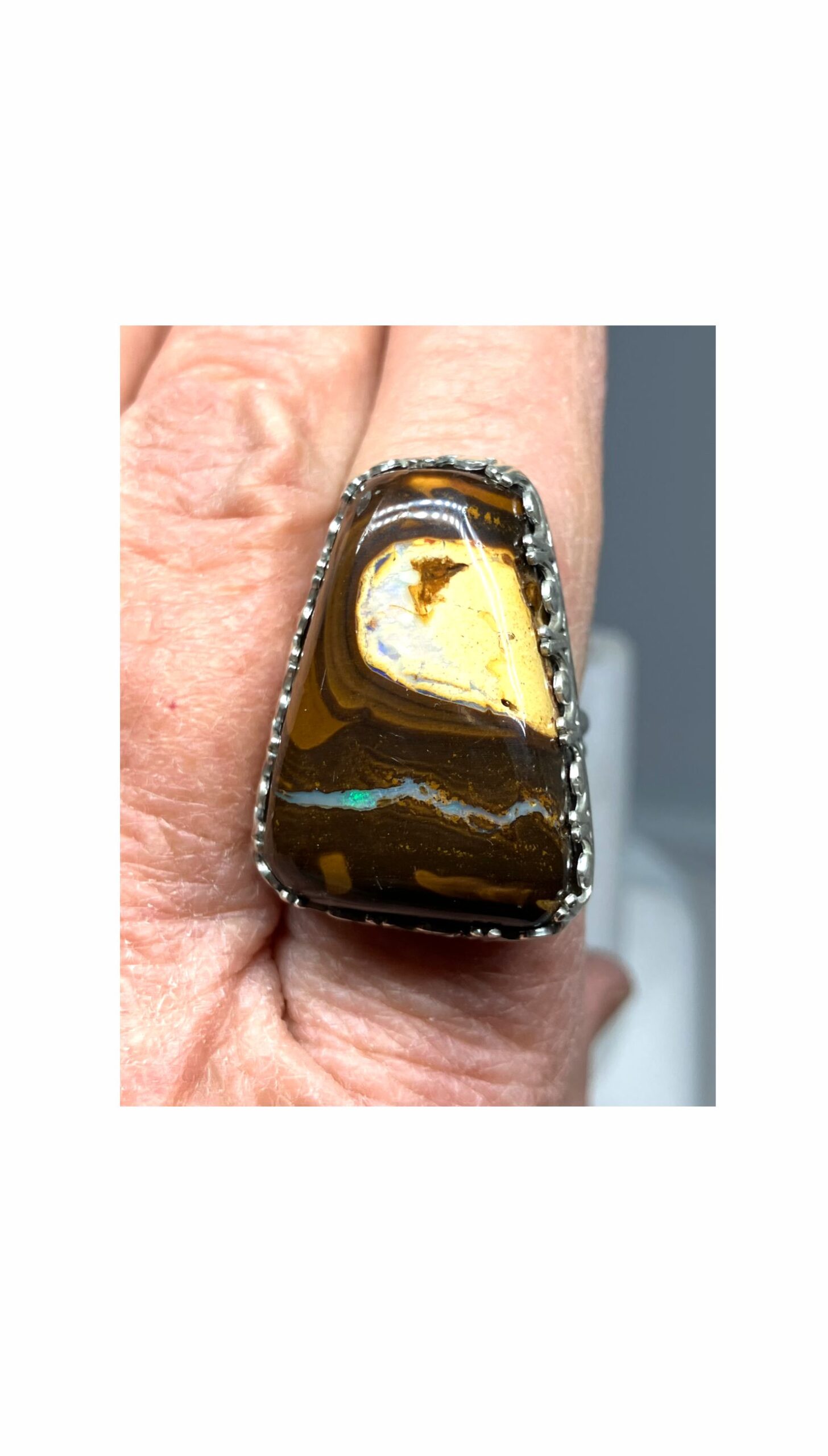 Ring, Opal, Blue, Jewelry, Unique